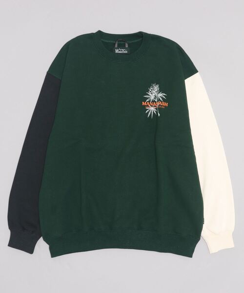 MANASTASH(マナスタッシュ)の「MANASTASH/マナスタッシュ CASCADE SWEATSHIRTS AFN(スウェット・メンズ・ブラック/ダークグリーン系/その他/ナチュラル/その他19・L/M/XL/2XL)」の6枚目の写真