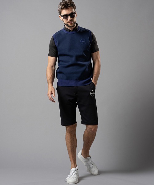 wjk(ダヴルジェイケイ)の「mcg3139--GOLF-WJKG- knit vest ベスト(ベスト・メンズ・ブラック×グレー/ホワイト系その他/ネイビー・M/S/L)」の11枚目の写真