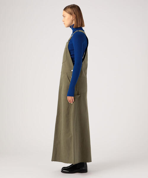 TOMORROWLAND （トゥモローランド）の「UNION LAUNCH コットン オーバーオール（ジャンパースカート・レディース・グリーン・S）」の6枚目の写真