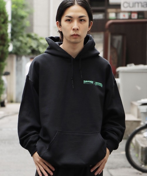 THRASHER（スラッシャー）の「THRASHER×TMNT/スラッシャー×ティーンエイジ・ミュータント・ニンジャ・タートルズ HD001 フーディー（パーカー・メンズ・ブラック/アッシュ/オレンジ・L/M/XL）」の19枚目の写真