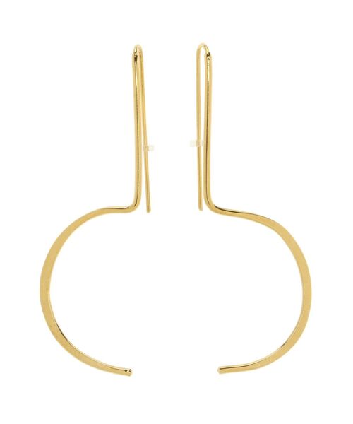 ELENDEEK（エレンディーク）の「ハーフサークルピアス（ピアス（両耳用）・レディース・シルバー/ゴールド・FREE）」の9枚目の写真