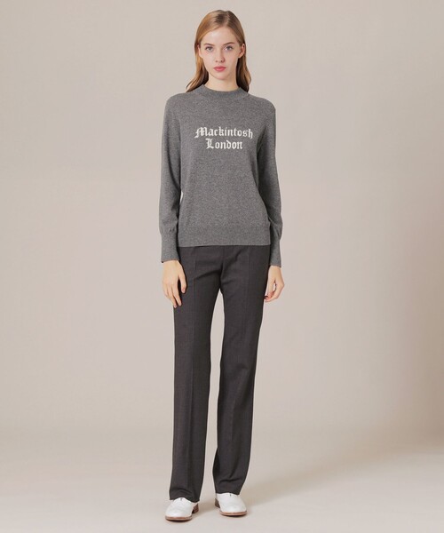MACKINTOSH LONDON(マッキントッシュ ロンドン)の「カシミヤロゴニットプルオーバー(ニット/セーター・レディース・グレー系その他2・38)」の5枚目の写真