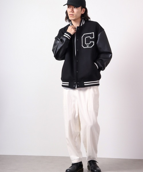 KRIFF MAYER（クリフメイヤー）の「KRIFF MAYER 袖切替メルトンスタジャン（スタジャン・メンズ・ブラック・M/L/XL）」の11枚目の写真