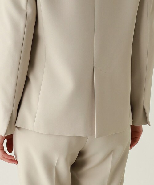 THE SHOP TK （ザ ショップ ティーケー ）の「◆【セレモニー/入卒/洗える/SETUP可】ダブルクロスノーカラージャケット（ノーカラージャケット・レディース・ライトグレー/ブラック/ネイビー・11/12/13/14）」の10枚目の写真