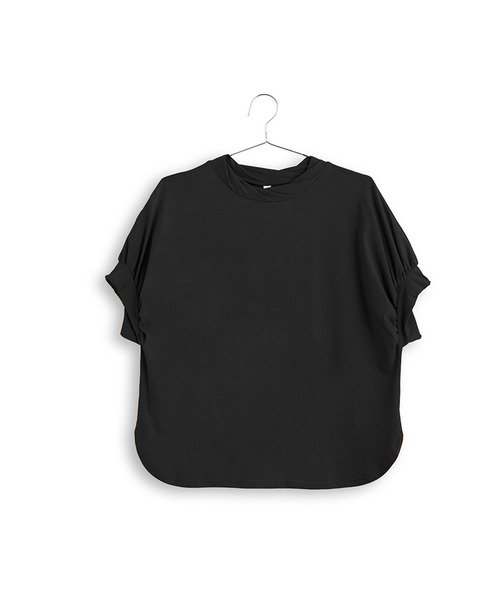 Kelen(ケレン)の「「KELEN / ケレン」SPIRAL DESIGN TOPS / LIDAD(Tシャツ/カットソー・レディース・ブラック/杢グレー/ブルー/オフホワイト・S/M)」の2枚目の写真