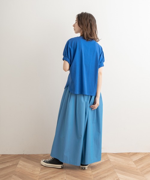 Kelen(ケレン)の「「KELEN / ケレン」SPIRAL DESIGN TOPS / LIDAD(Tシャツ/カットソー・レディース・ブラック/杢グレー/ブルー/オフホワイト・S/M)」の17枚目の写真