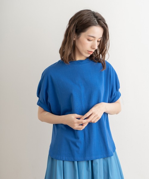 Kelen(ケレン)の「「KELEN / ケレン」SPIRAL DESIGN TOPS / LIDAD(Tシャツ/カットソー・レディース・ブラック/杢グレー/ブルー/オフホワイト・S/M)」の18枚目の写真