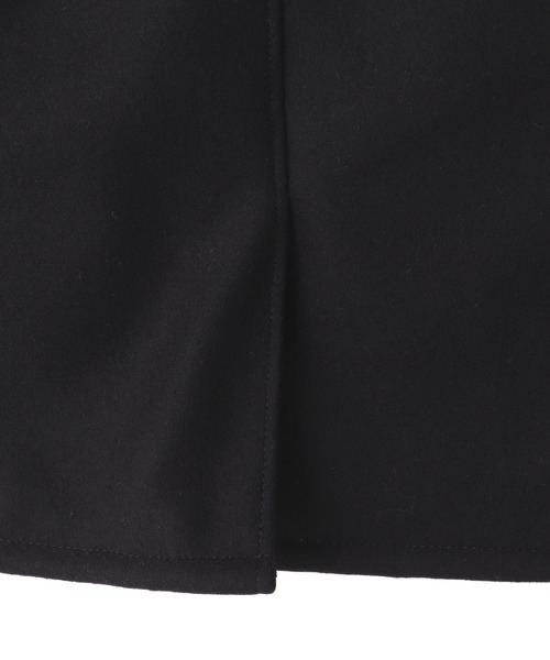 Schott メルトン ウール ジップアップ ピーコート スタースタッズ/36