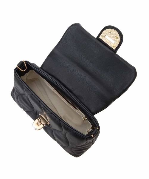 OFUON le MK(オフオンルエムケー)の「フェイクレザーミニショルダーバッグ(ショルダーバッグ・レディース・ホワイト/ブラック・38)」の7枚目の写真