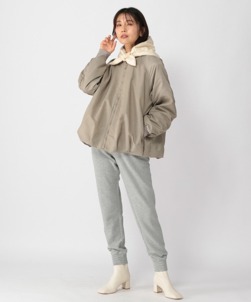 ORCIVAL（オーシバル）の「BARNYARDSTORM / ORCIVAL ダウンフード（ネックウォーマー/スヌード・レディース・アイボリー/ブラック・FREE）」の13枚目の写真