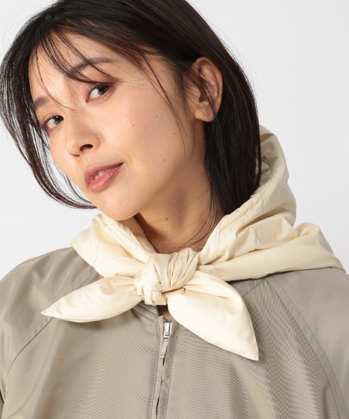 ORCIVAL（オーシバル）の「BARNYARDSTORM / ORCIVAL ダウンフード（ネックウォーマー/スヌード・レディース・アイボリー/ブラック・FREE）」の10枚目の写真