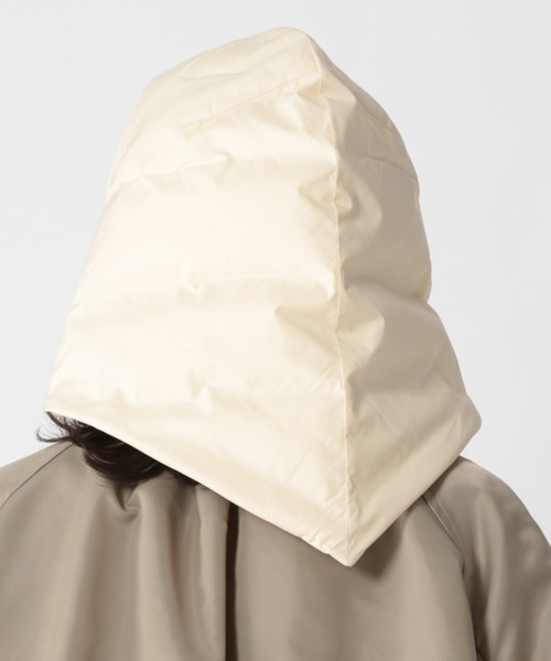 ORCIVAL（オーシバル）の「BARNYARDSTORM / ORCIVAL ダウンフード（ネックウォーマー/スヌード・レディース・アイボリー/ブラック・FREE）」の12枚目の写真