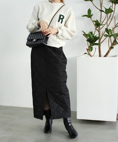 MODE ROBE（モードローブ）の「アルファベットロゴスウェット（スウェット・レディース・ライトグレー/ネイビー/オートミール・FREE）」の4枚目の写真