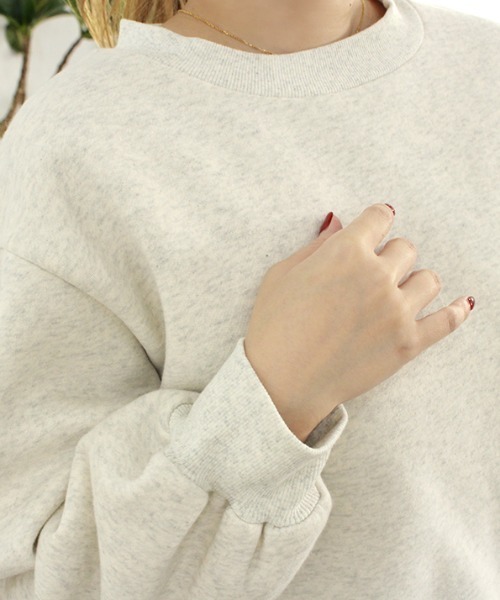 MODE ROBE（モードローブ）の「アルファベットロゴスウェット（スウェット・レディース・ライトグレー/ネイビー/オートミール・FREE）」の5枚目の写真