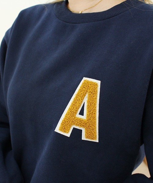 MODE ROBE（モードローブ）の「アルファベットロゴスウェット（スウェット・レディース・ライトグレー/ネイビー/オートミール・FREE）」の15枚目の写真