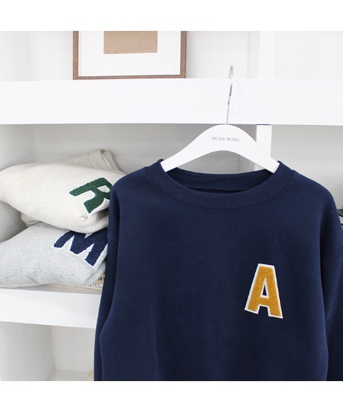 MODE ROBE（モードローブ）の「アルファベットロゴスウェット（スウェット・レディース・ライトグレー/ネイビー/オートミール・FREE）」の19枚目の写真
