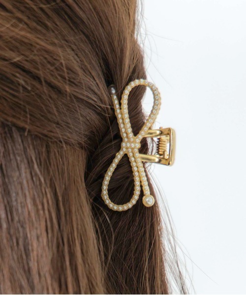 flower(フラワー)の「プリンセスリボンクリップ(バレッタ/ヘアクリップ・レディース・ゴールド/ゴールド系その他・FREE)」の11枚目の写真