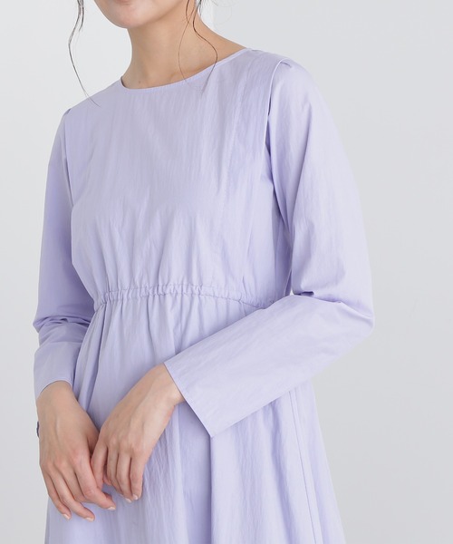 N.（N. Natural Beauty Basic）（エヌエヌナチュラルビューティーベーシック）の「◆タイプライターギャザーバックワンピース（ワンピース・レディース・ブラック/ブルー/レッド・MEDIUM）」の13枚目の写真