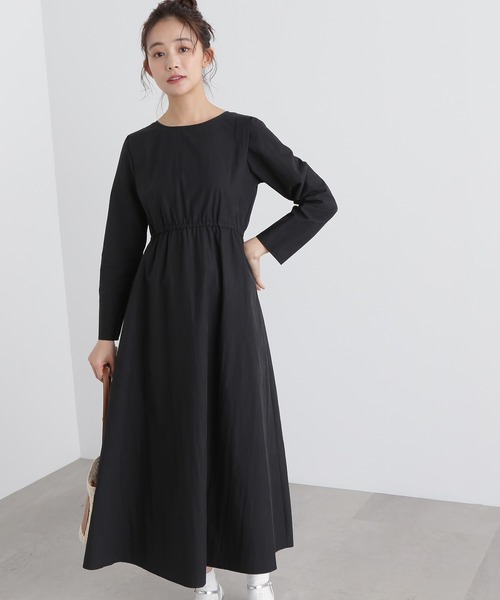 N.（N. Natural Beauty Basic）（エヌエヌナチュラルビューティーベーシック）の「◆タイプライターギャザーバックワンピース（ワンピース・レディース・ブラック/ブルー/レッド・MEDIUM）」の17枚目の写真