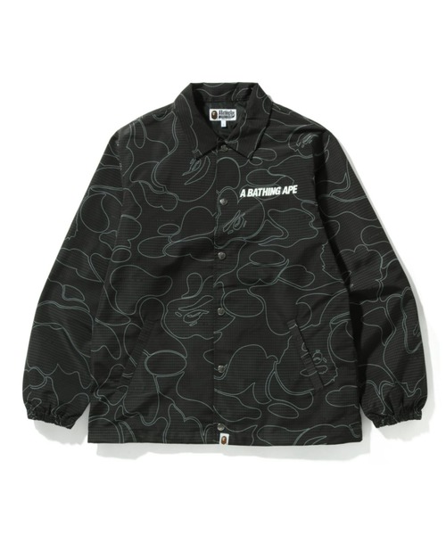 A BATHING APE（アベイシングエイプ）の「TEXT CODE CAMO COACH JACKET
