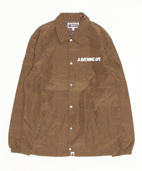 A BATHING APE（アベイシングエイプ）の「TEXT CODE CAMO COACH JACKET