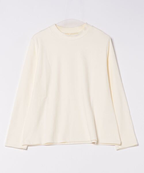 BELLUNA PLUS(ベルーナ)の「やわらか起毛素材ハイネックプルオーバー(Tシャツ/カットソー・レディース・ブラック/ターコイズブルー/モカ/オフホワイト・MEDIUM/LARGE/X-LARGE)」の2枚目の写真