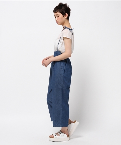 Chico（チコ）の「デニム2WAYガウチョPT（その他パンツ・レディース・ライトブルー/ブルー・FREE）」の7枚目の写真