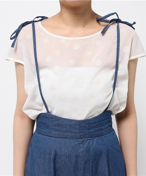 Chico（チコ）の「デニム2WAYガウチョPT（その他パンツ・レディース・ライトブルー/ブルー・FREE）」の9枚目の写真