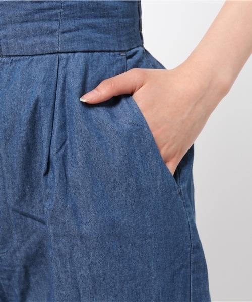 Chico（チコ）の「デニム2WAYガウチョPT（その他パンツ・レディース・ライトブルー/ブルー・FREE）」の10枚目の写真