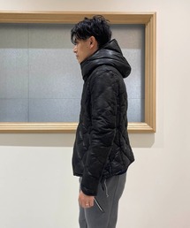 ISAMUKATAYAMA BACKLASH 2way ダウンジャケット ジップ ISAMU KATAYAMA BACKLASH - ジャパンステア ファニチャーレザー ダウン