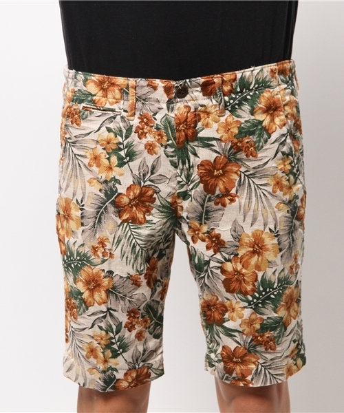 SHIPS（シップス）の「SC: コットン/リネン プリペラ フラワー リゾート ショーツ（その他パンツ・メンズ・ベージュ/ネイビー・MEDIUM/SMALL/X-LARGE/LARGE）」の4枚目の写真