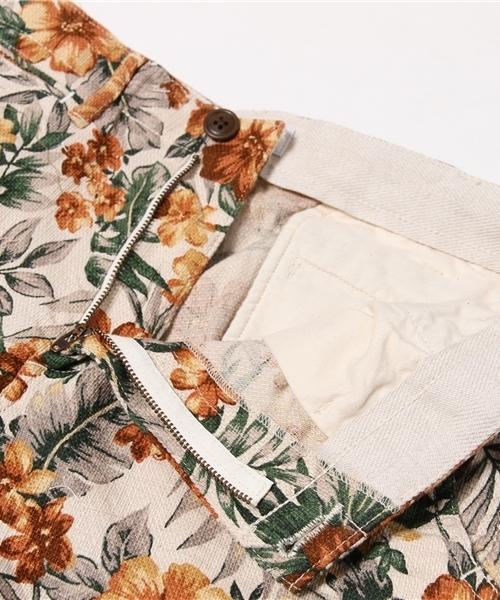 SHIPS（シップス）の「SC: コットン/リネン プリペラ フラワー リゾート ショーツ（その他パンツ・メンズ・ベージュ/ネイビー・MEDIUM/SMALL/X-LARGE/LARGE）」の8枚目の写真