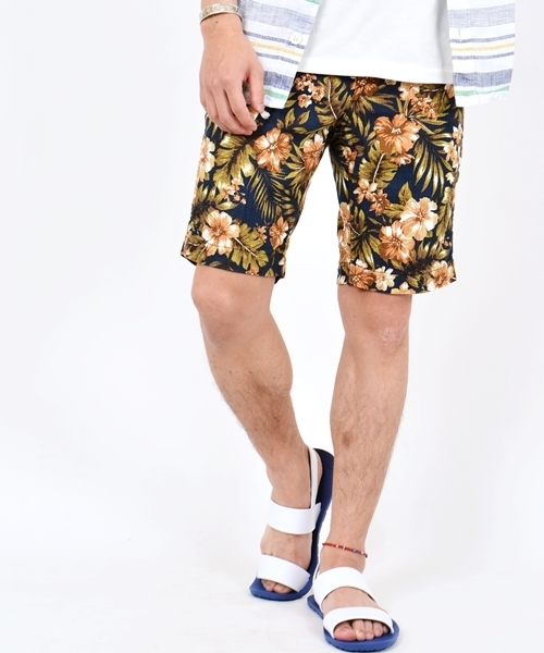 SHIPS（シップス）の「SC: コットン/リネン プリペラ フラワー リゾート ショーツ（その他パンツ・メンズ・ベージュ/ネイビー・MEDIUM/SMALL/X-LARGE/LARGE）」の16枚目の写真