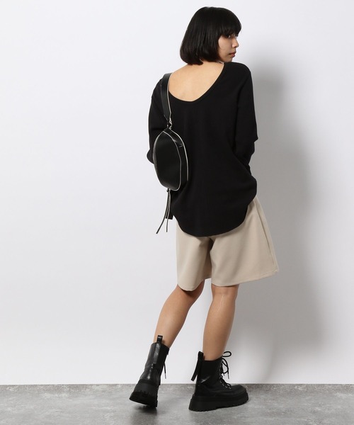 PAGEBOY(ページボーイ)の「タックショートパンツ(その他パンツ・レディース・ベージュ/オフホワイト/ブラック・FREE)」の8枚目の写真