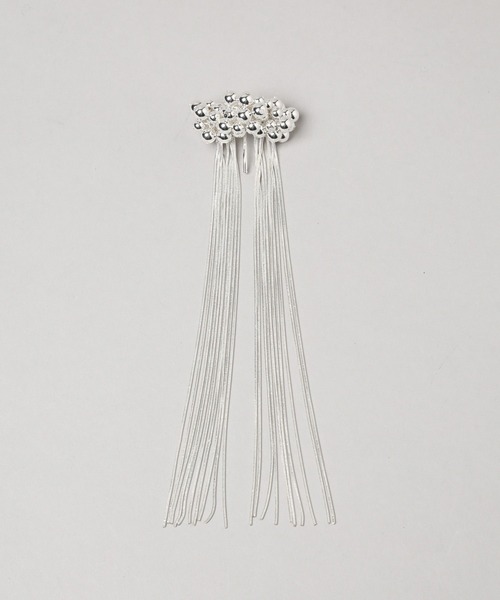 HARE（ハレ）の「メタルボールデザインヘアカフ(HARE)（バレッタ/ヘアクリップ・レディース・シルバー/シルバー系その他・FREE）」の13枚目の写真