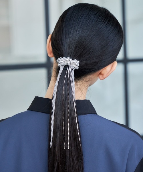 HARE（ハレ）の「メタルボールデザインヘアカフ(HARE)（バレッタ/ヘアクリップ・レディース・シルバー/シルバー系その他・FREE）」の15枚目の写真