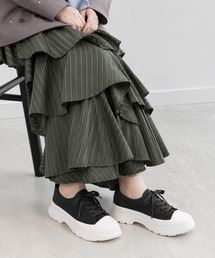 coca / 厚底 レースアップスニーカー
