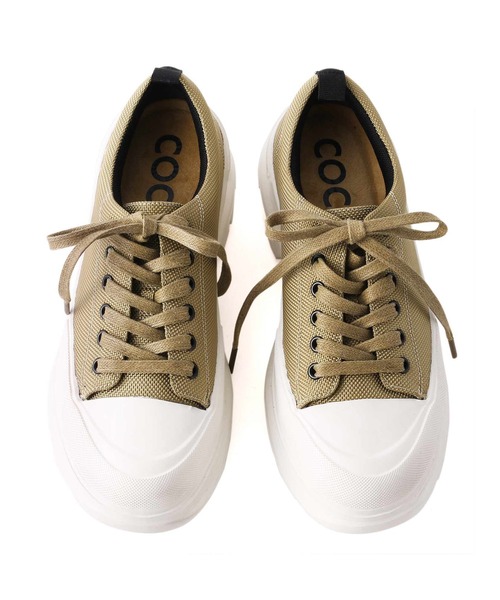 coca（ANDEX shoes product）（コカ）の「coca / 厚底 レースアップスニーカー（スニーカー・レディース・ブラック/ブラック系その他/ベージュ・SMALL/MEDIUM/LARGE）」の20枚目の写真