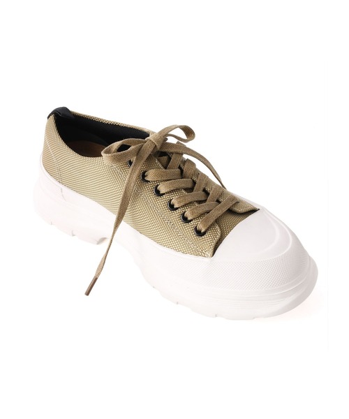 coca(ANDEX shoes product)(コカ)の「coca / 厚底 レースアップスニーカー(スニーカー・レディース・ブラック/ブラック系その他/ベージュ・SMALL/MEDIUM/LARGE)」の21枚目の写真