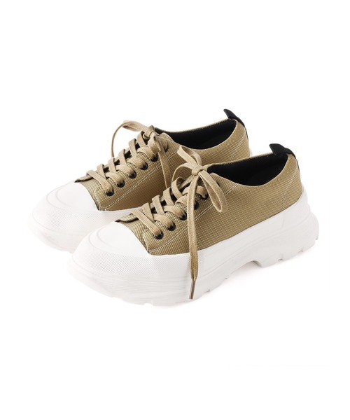 coca（ANDEX shoes product）（コカ）の「coca / 厚底 レースアップスニーカー（スニーカー・レディース・ブラック/ブラック系その他/ベージュ・SMALL/MEDIUM/LARGE）」の19枚目の写真