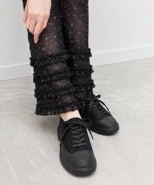 coca(ANDEX shoes product)(コカ)の「coca / 厚底 レースアップスニーカー(スニーカー・レディース・ブラック/ブラック系その他/ベージュ・SMALL/MEDIUM/LARGE)」の22枚目の写真