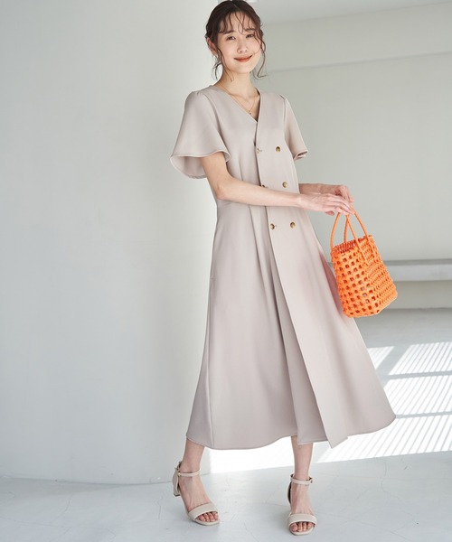 ROPE' PICNIC（ロペピクニック）の「トレンチワンピース（ワンピース・レディース・ベージュ/ライトグリーン/ネイビー・36/38）」の11枚目の写真