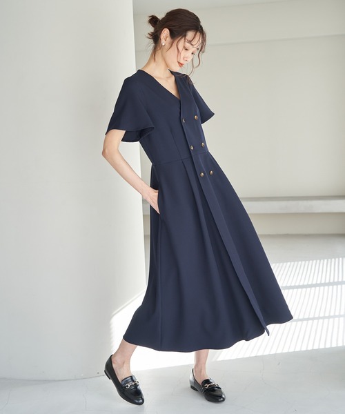 ROPE' PICNIC（ロペピクニック）の「トレンチワンピース（ワンピース・レディース・ベージュ/ライトグリーン/ネイビー・36/38）」の12枚目の写真