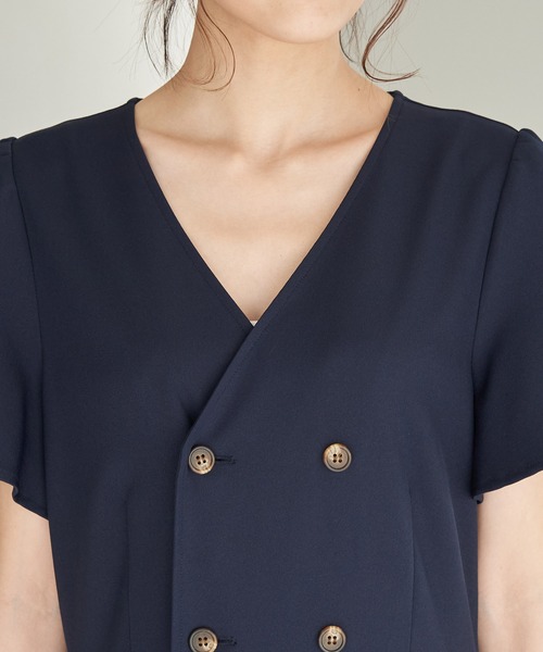 ROPE' PICNIC（ロペピクニック）の「トレンチワンピース（ワンピース・レディース・ベージュ/ライトグリーン/ネイビー・36/38）」の5枚目の写真