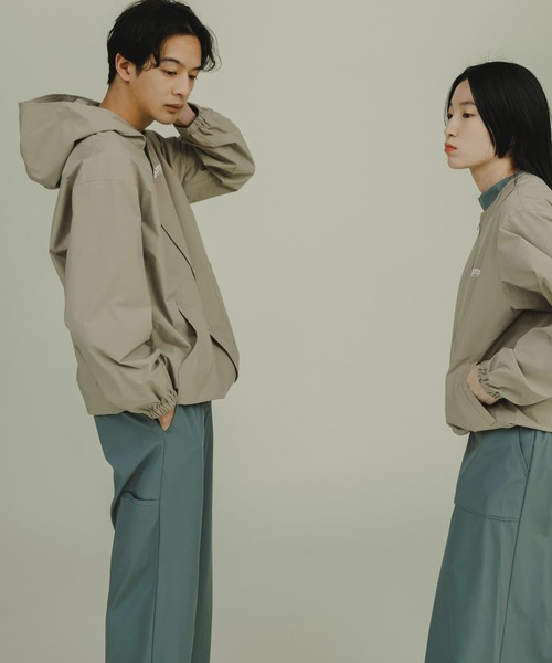 Uiscel（ユイセル）の「『別注』Uiscel×OUTDOORPRODUCTS　アウターB（ブルゾン・レディース・ブラック/ベージュ・LARGE/MEDIUM）」の22枚目の写真