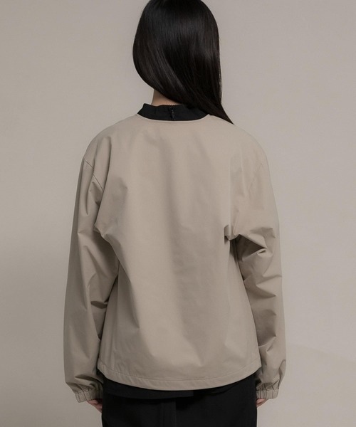 Uiscel（ユイセル）の「『別注』Uiscel×OUTDOORPRODUCTS　アウターB（ブルゾン・レディース・ブラック/ベージュ・LARGE/MEDIUM）」の20枚目の写真