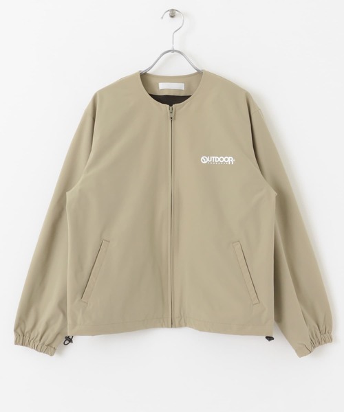 Uiscel（ユイセル）の「『別注』Uiscel×OUTDOORPRODUCTS　アウターB（ブルゾン・レディース・ブラック/ベージュ・LARGE/MEDIUM）」の9枚目の写真