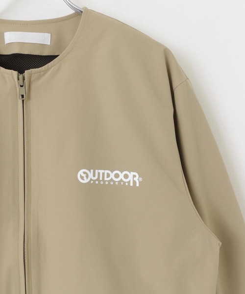 Uiscel（ユイセル）の「『別注』Uiscel×OUTDOORPRODUCTS　アウターB（ブルゾン・レディース・ブラック/ベージュ・LARGE/MEDIUM）」の8枚目の写真