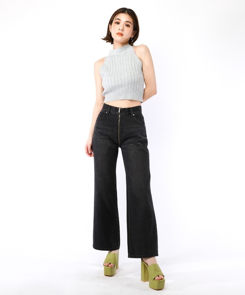 SPIRALGIRL（スパイラルガール）の「2wayホルターネックニット（ニット/セーター・レディース・ブラック/グレー/ベージュ・FREE）」の17枚目の写真