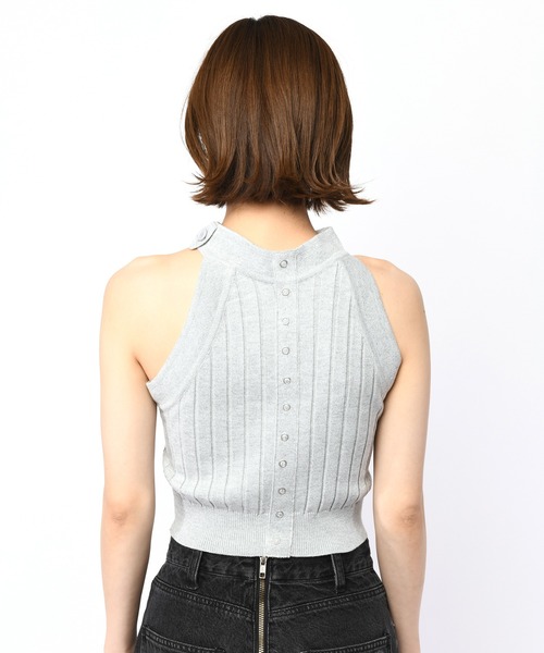 SPIRALGIRL（スパイラルガール）の「2wayホルターネックニット（ニット/セーター・レディース・ブラック/グレー/ベージュ・FREE）」の22枚目の写真